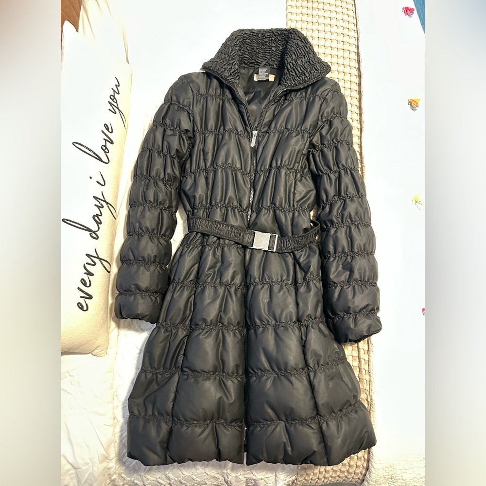 Black Medium Neiman Marcus Exclusive Puffer Coat